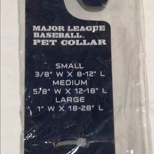 MLB Mets Team Theme small dog collar